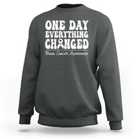 Brain Cancer Awareness Sweatshirt Fight Brain Tumor Cure Groovy