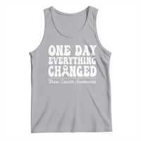 Brain Cancer Awareness Tank Top Fight Brain Tumor Cure Groovy