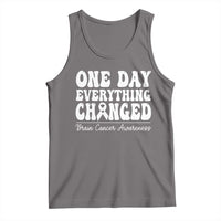 Brain Cancer Awareness Tank Top Fight Brain Tumor Cure Groovy