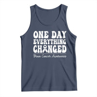 Brain Cancer Awareness Tank Top Fight Brain Tumor Cure Groovy