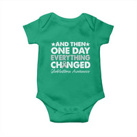 Glioblastoma Awareness Baby Onesie Retro Fight Brain Tumor Cure Gray Ribbon