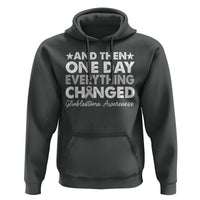 Glioblastoma Awareness Hoodie Retro Fight Brain Tumor Cure Gray Ribbon