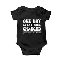 Glioblastoma Awareness Baby Onesie Fight Brain Tumor Cure Groovy