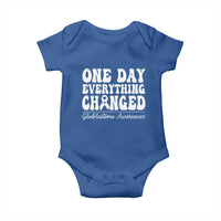 Glioblastoma Awareness Baby Onesie Fight Brain Tumor Cure Groovy