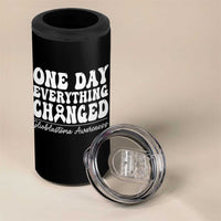Glioblastoma Awareness 4 in 1 Can Cooler Tumbler Fight Brain Tumor Cure Groovy