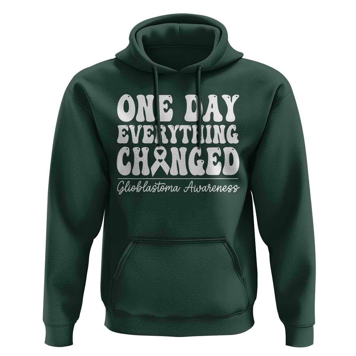 Glioblastoma Awareness Hoodie Fight Brain Tumor Cure Groovy