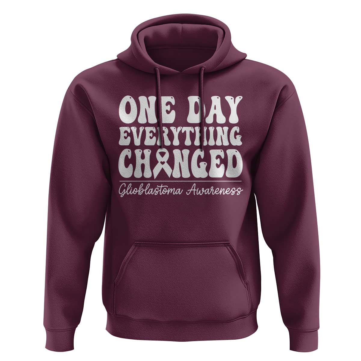 Glioblastoma Awareness Hoodie Fight Brain Tumor Cure Groovy
