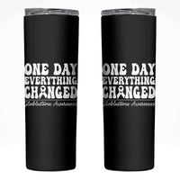 Glioblastoma Awareness Skinny Tumbler Fight Brain Tumor Cure Groovy