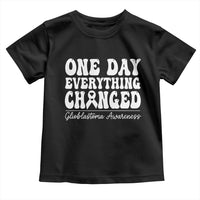 Glioblastoma Awareness Toddler T Shirt Fight Brain Tumor Cure Groovy