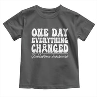 Glioblastoma Awareness Toddler T Shirt Fight Brain Tumor Cure Groovy