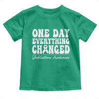 Glioblastoma Awareness Toddler T Shirt Fight Brain Tumor Cure Groovy