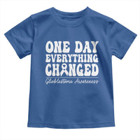 Glioblastoma Awareness Toddler T Shirt Fight Brain Tumor Cure Groovy