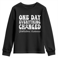 Glioblastoma Awareness Youth Sweatshirt Fight Brain Tumor Cure Groovy