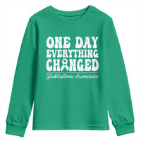 Glioblastoma Awareness Youth Sweatshirt Fight Brain Tumor Cure Groovy