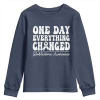 Glioblastoma Awareness Youth Sweatshirt Fight Brain Tumor Cure Groovy
