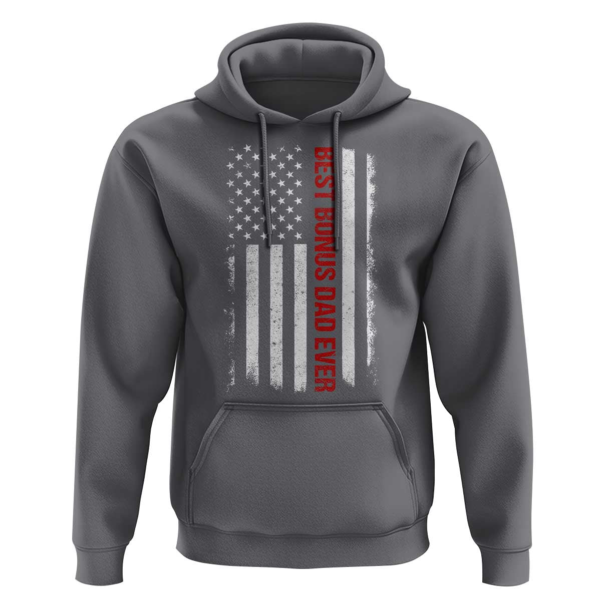 Best Effin Bonus Dad Ever Hoodie Funny Stepdad American Flag