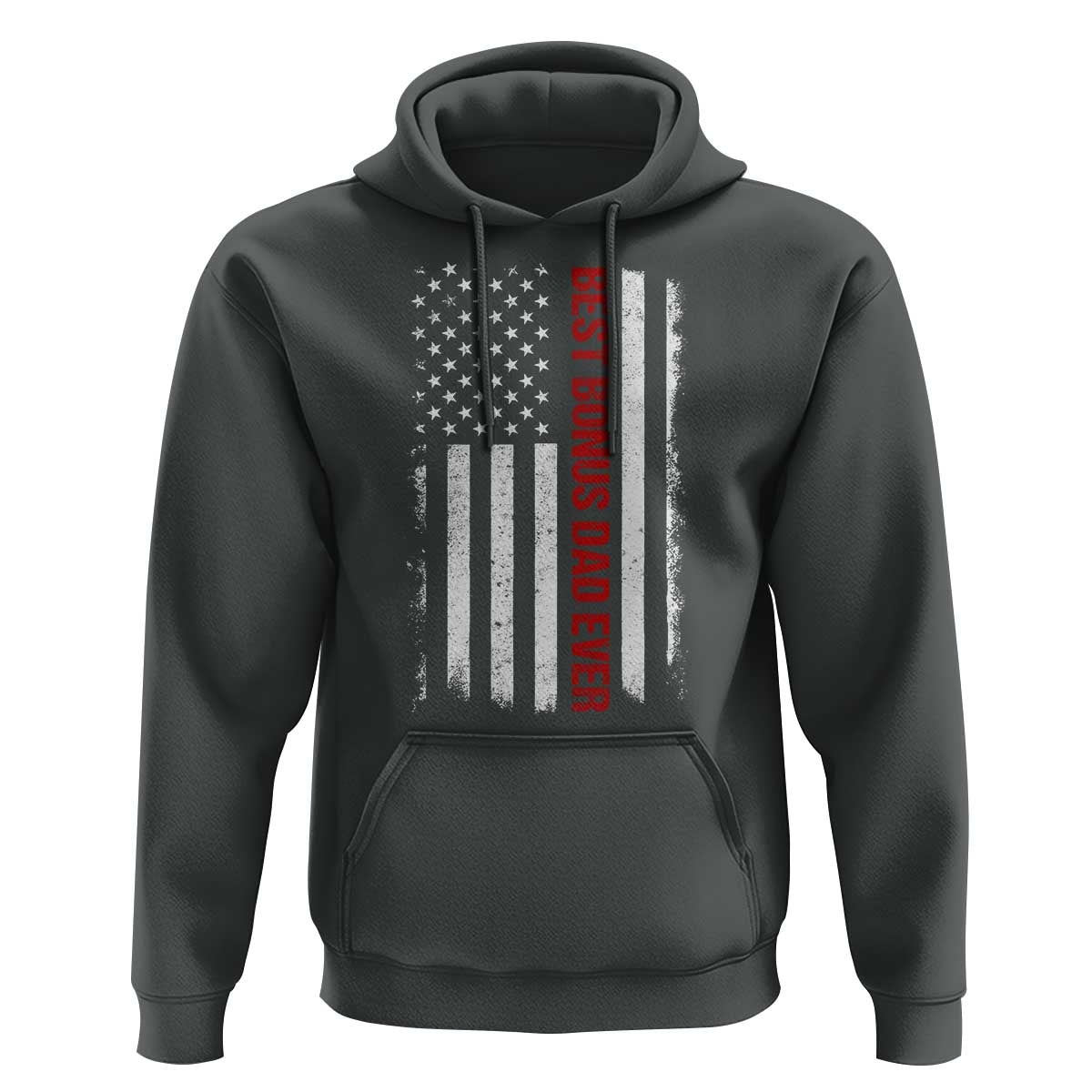 Best Effin Bonus Dad Ever Hoodie Funny Stepdad American Flag