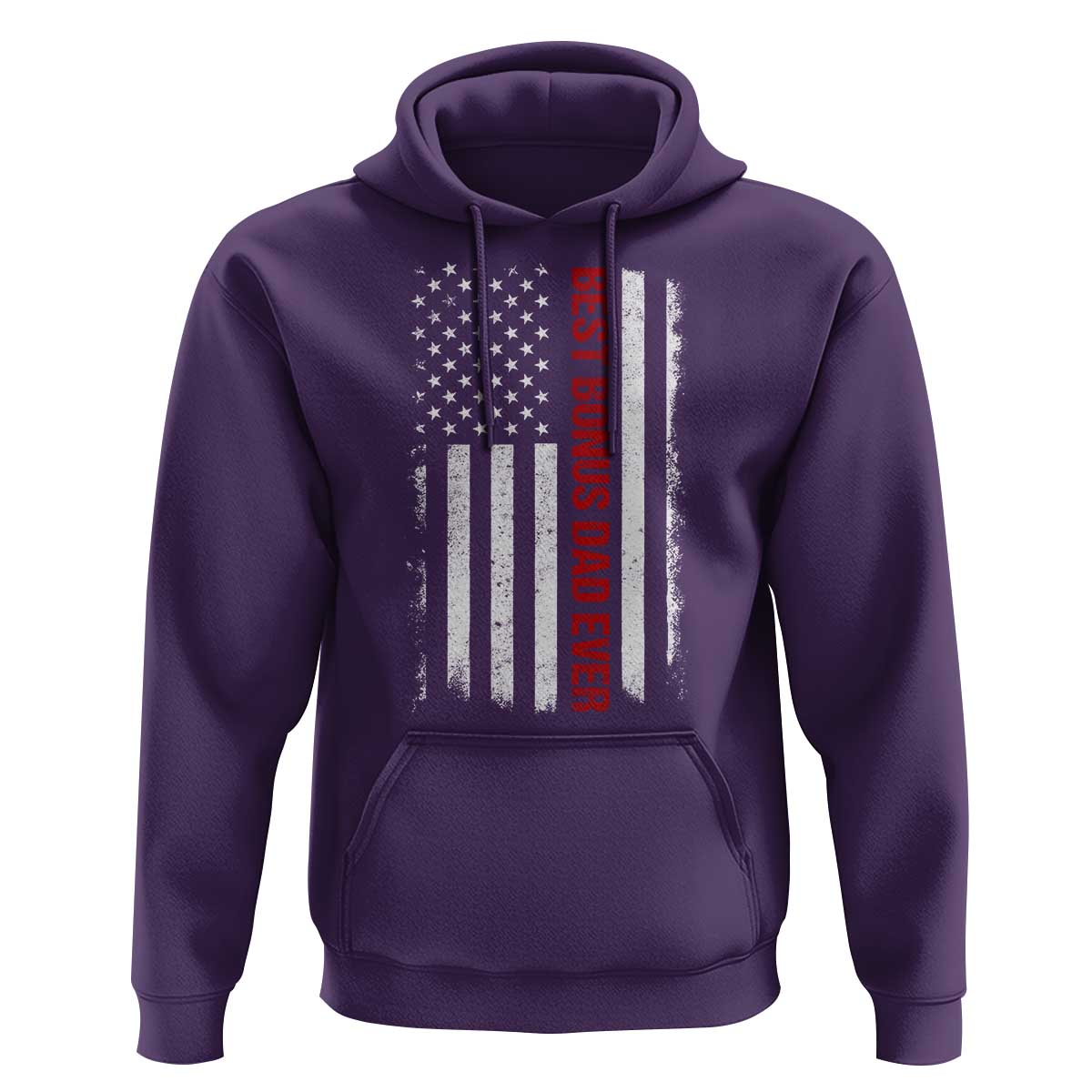 Best Effin Bonus Dad Ever Hoodie Funny Stepdad American Flag