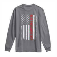 Best Effin Bonus Dad Ever Long Sleeve Shirt Funny Stepdad American Flag