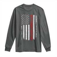 Best Effin Bonus Dad Ever Long Sleeve Shirt Funny Stepdad American Flag