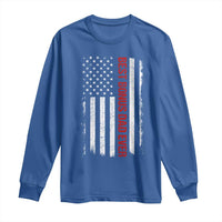 Best Effin Bonus Dad Ever Long Sleeve Shirt Funny Stepdad American Flag