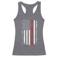 Best Effin Bonus Dad Ever Racerback Tank Top Funny Stepdad American Flag