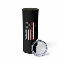 Best Effin Bonus Dad Ever Skinny Tumbler Funny Stepdad American Flag