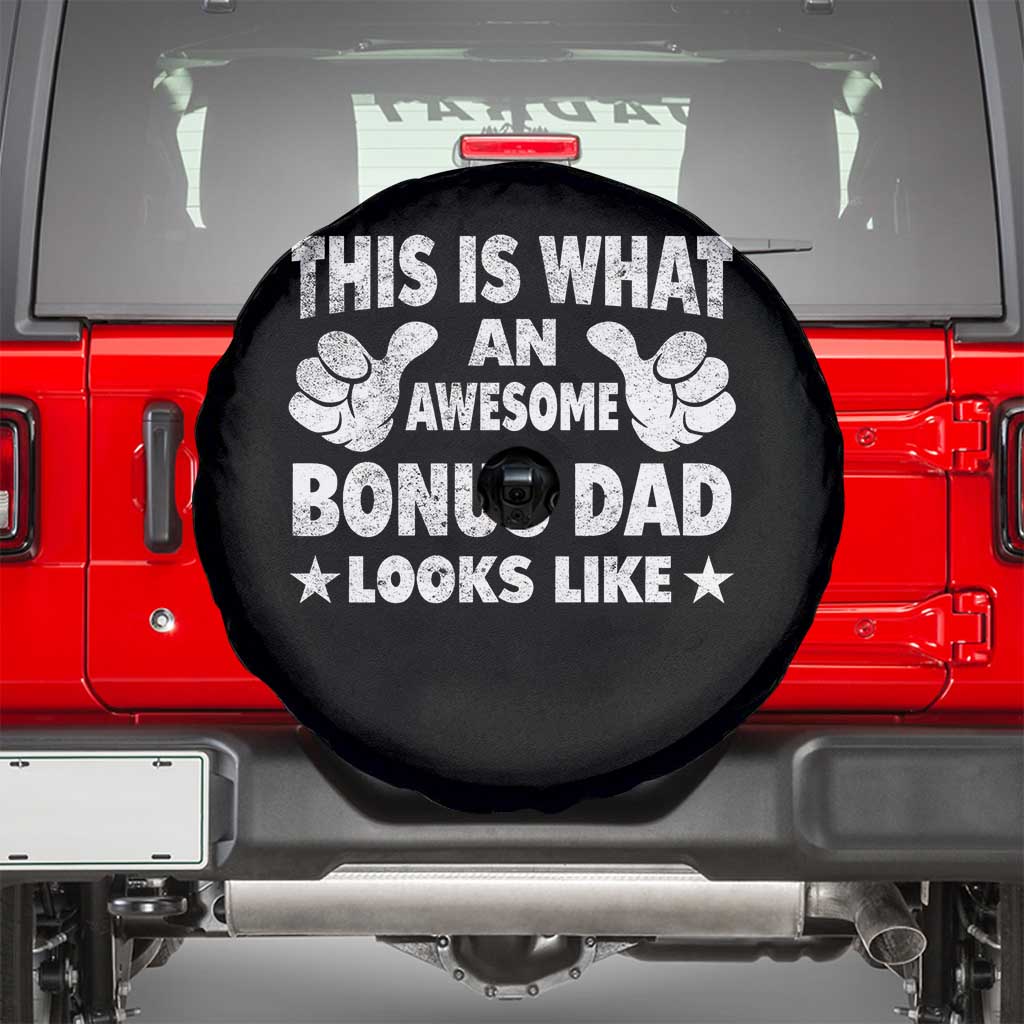 Funny Stepdad Spare Tire Cover This Is What An Awesome Bonus Dad Looks Like