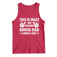 Funny Stepdad Tank Top This Is What An Awesome Bonus Dad Looks Like