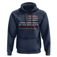Best Effin’ Bonus Dad Ever Hoodie Step Dad American Flag
