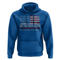 Best Effin’ Bonus Dad Ever Hoodie Step Dad American Flag