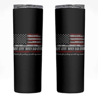 Best Effin’ Bonus Dad Ever Skinny Tumbler Step Dad American Flag