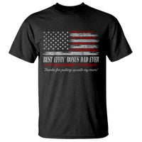 Best Effin’ Bonus Dad Ever T Shirt Step Dad American Flag