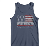 Best Effin’ Bonus Dad Ever Tank Top Step Dad American Flag