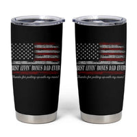 Best Effin’ Bonus Dad Ever Tumbler Cup Step Dad American Flag
