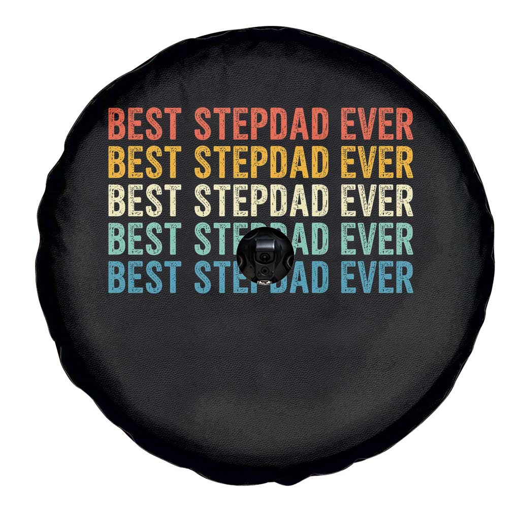 Best Stepdad Ever Spare Tire Cover Funny Retro Stepdad Bonus Dad