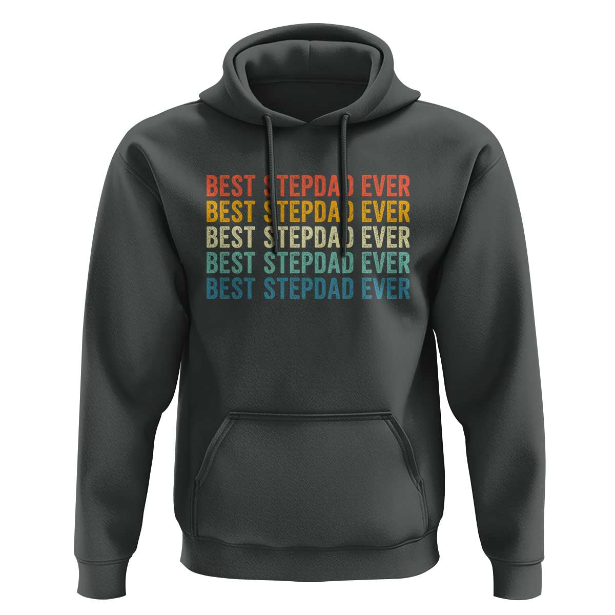 Best Stepdad Ever Hoodie Funny Retro Stepdad Bonus Dad
