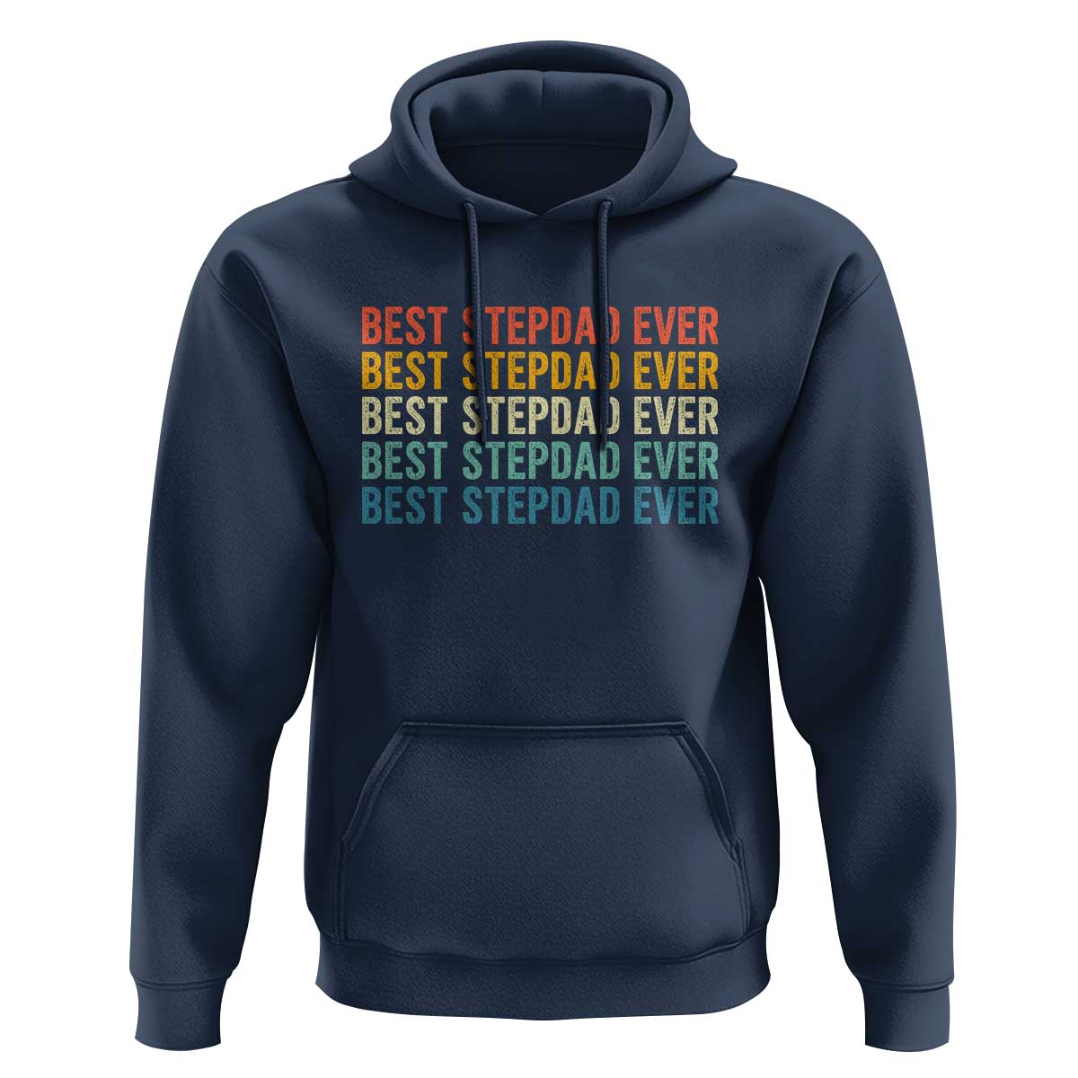 Best Stepdad Ever Hoodie Funny Retro Stepdad Bonus Dad
