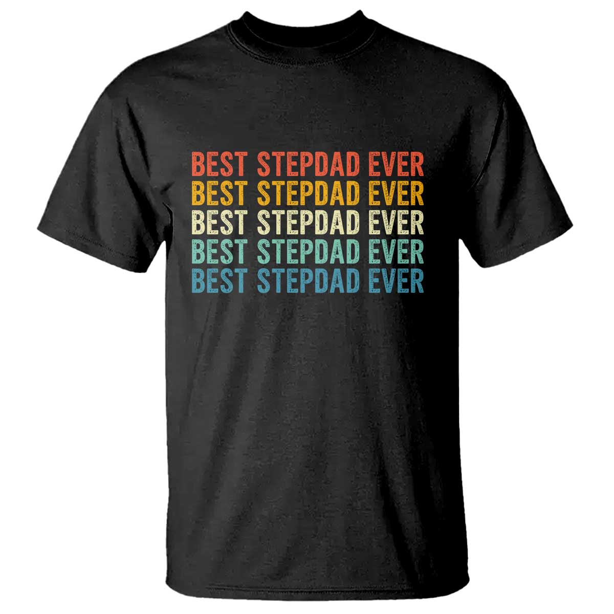 Best Stepdad Ever T Shirt Funny Retro Stepdad Bonus Dad
