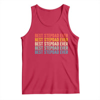 Best Stepdad Ever Tank Top Funny Retro Stepdad Bonus Dad