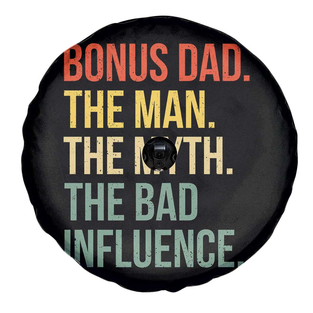 Bonus Dad Spare Tire Cover The Man Myth Bad Influence Funny Step Dad