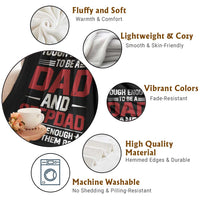 Bonus Dad Throw Blanket Dad And Stepdad Fathers Day