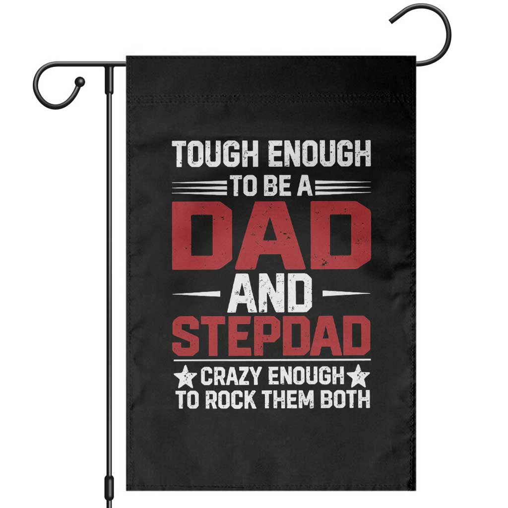 Bonus Dad Garden Flag Dad And Stepdad Fathers Day