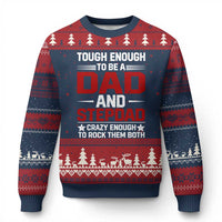 Bonus Dad Ugly Christmas Sweater Dad And Stepdad Fathers Day