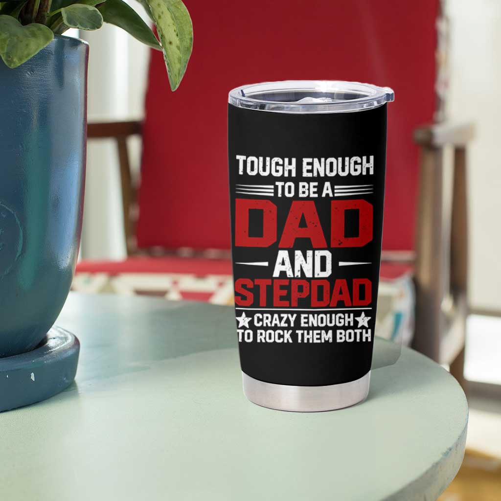 Bonus Dad Tumbler Cup Dad And Stepdad Fathers Day