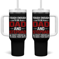 Bonus Dad Tumbler With Handle Dad And Stepdad Fathers Day