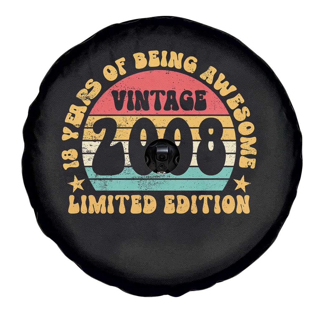 18th Birthday Spare Tire Cover Vintage 18yr 2008 Limited Edition 18 Year Old Gift