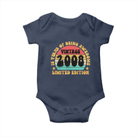 18th Birthday Baby Onesie Vintage 18yr 2008 Limited Edition 18 Year Old Gift