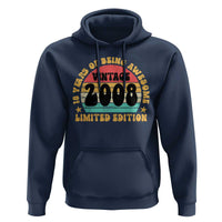 18th Birthday Hoodie Vintage 18yr 2008 Limited Edition 18 Year Old Gift