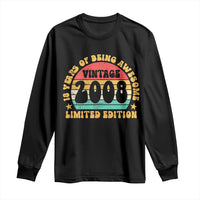18th Birthday Long Sleeve Shirt Vintage 18yr 2008 Limited Edition 18 Year Old Gift